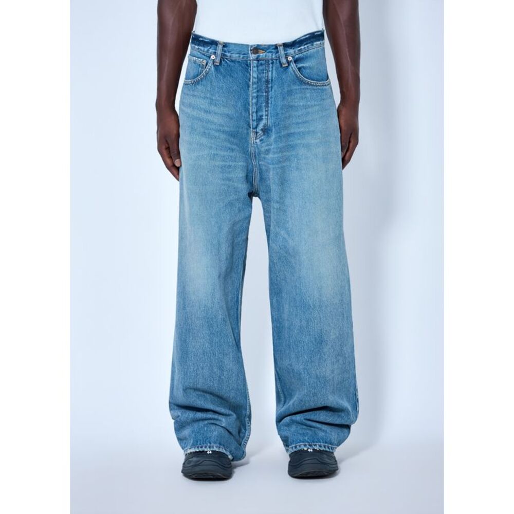 Balenciaga Men Baggy Fit Japanese Twill Jeans